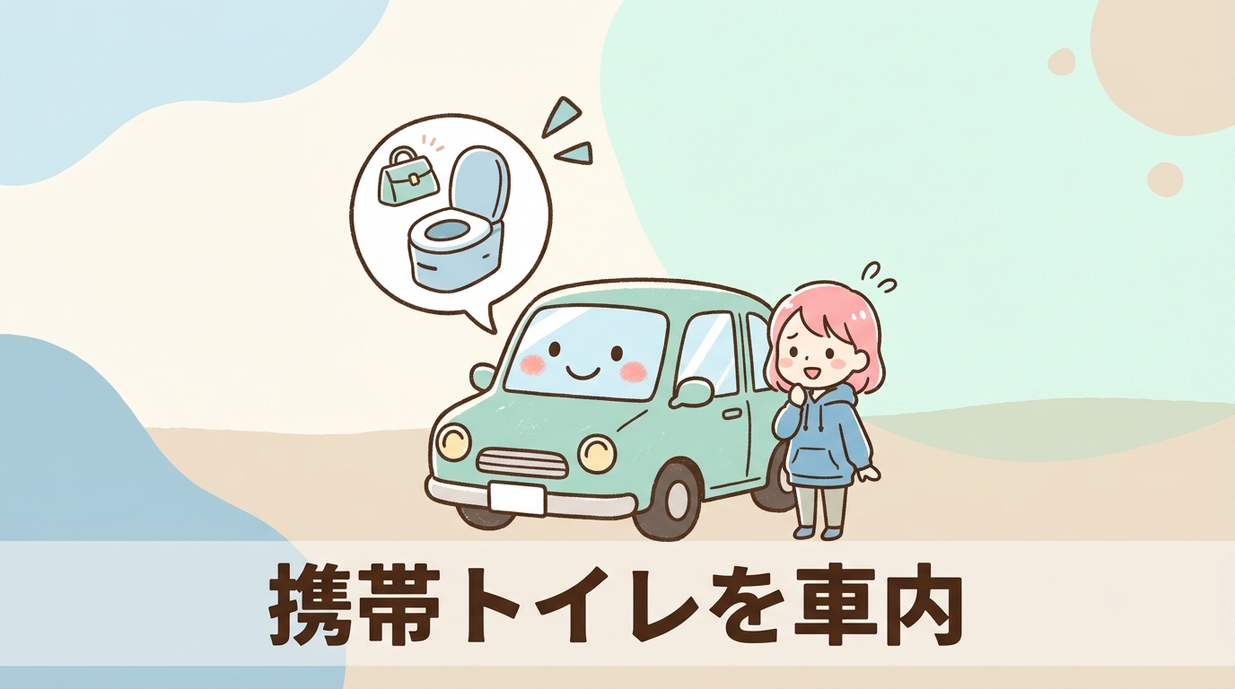 携帯トイレを車内に備えるメリット5つ
