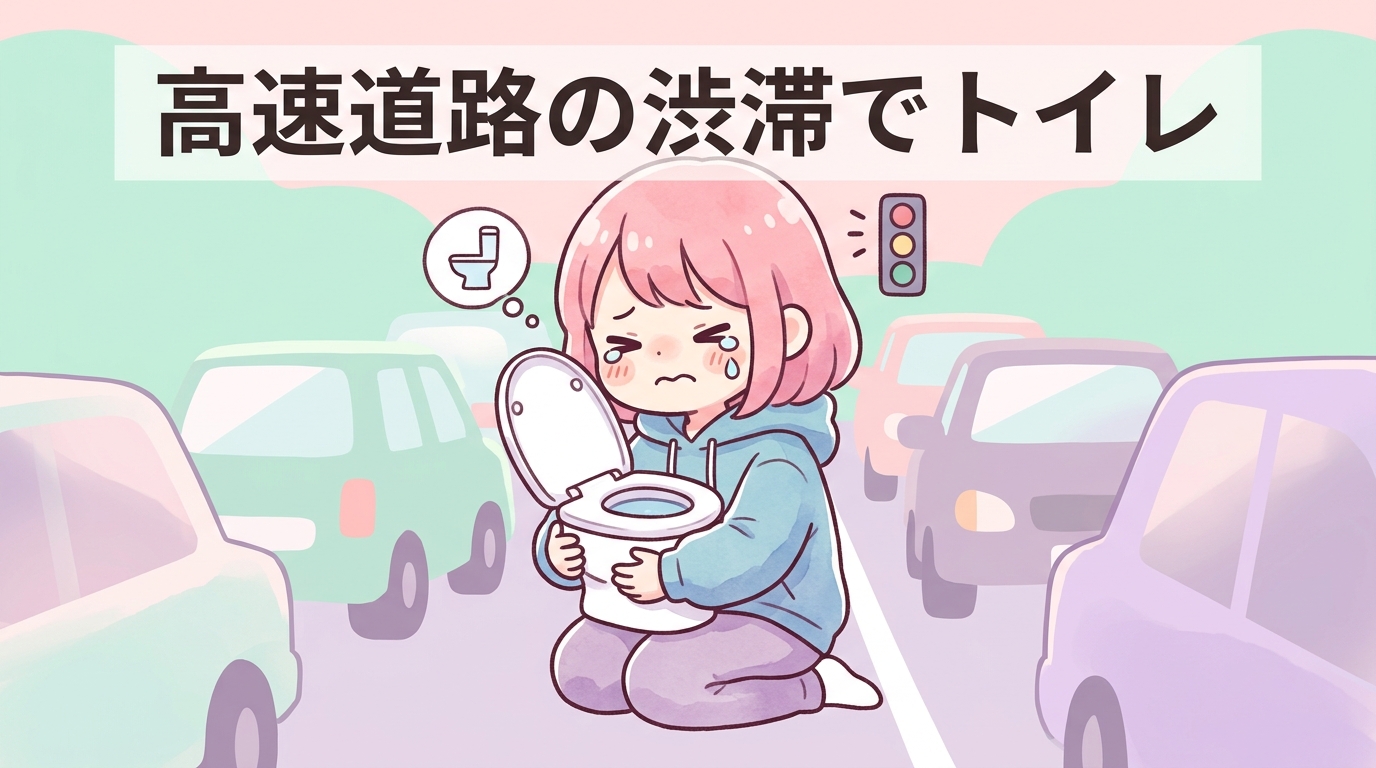 高速道路の渋滞でトイレを乗り切るコツ