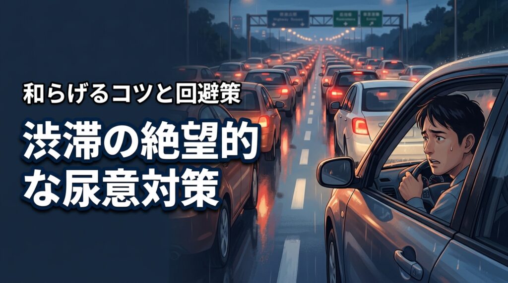 渋滞でトイレが間に合わない…絶望的な尿意を和らげるコツと回避策は？
