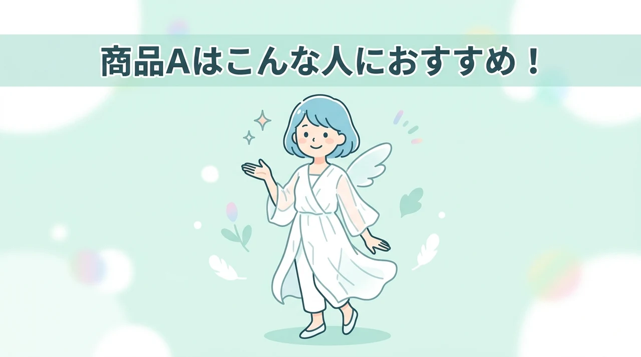 商品A がおすすめな人