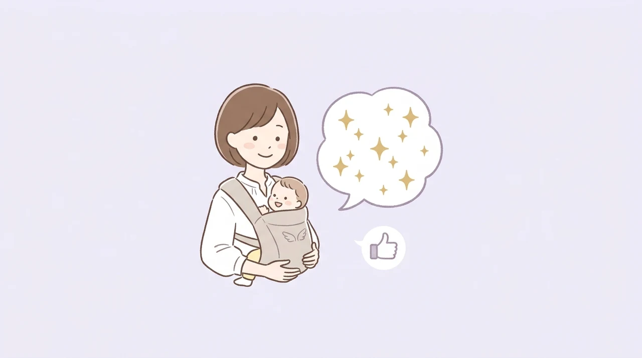ベベスワン抱っこ紐の良い口コミ
